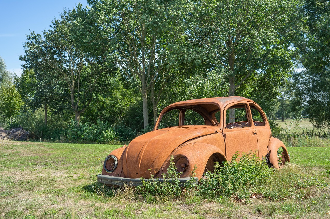 damaged car